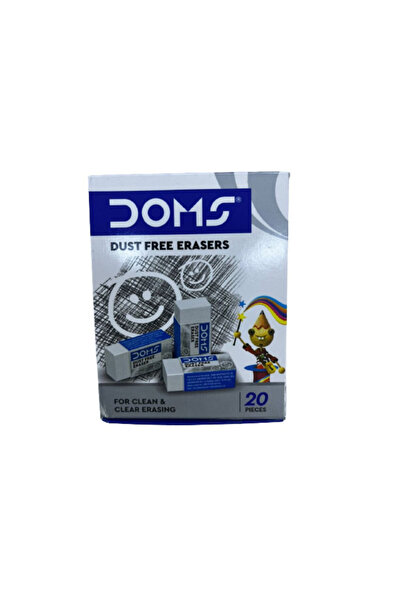 doms مجموعة ممحاة خالية من الغبار مكونة من 20 قطعة