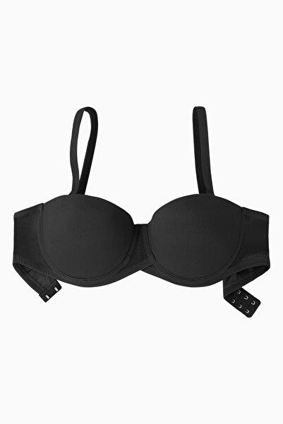 Wonna Sutien fără bretele din țesătură din plasă Rosali - Push Up moale, semi...