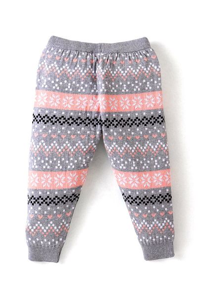 Babyhug Babyhug Knitted Full Length Design Fleece & Woollen - Grey