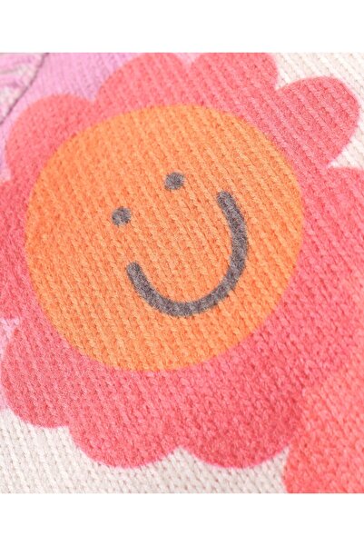 Babyhug Babyhug Knitted Full Sleeves Sweater with Floral Design - Multicolour