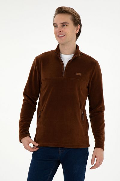 U.S. Polo Assn. البلوز البني للرجال 50290609 -VR029