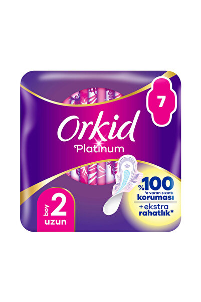 Orkid Platinum Hijyenik Ped Uzun Tekli Paket 7 Ped