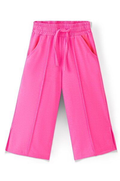 Ollington St. Ollington St. Winter Wear Set of Animal Print Cropped Sweatshirt with Knit Pants - Pink