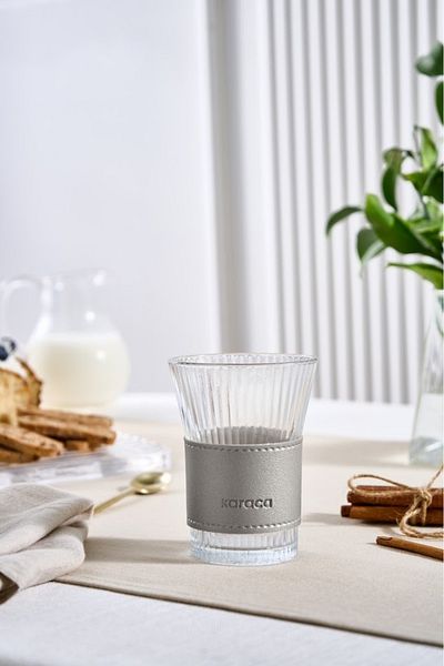 Karaca Leather Cool Touch - 210 ml Silver Cup