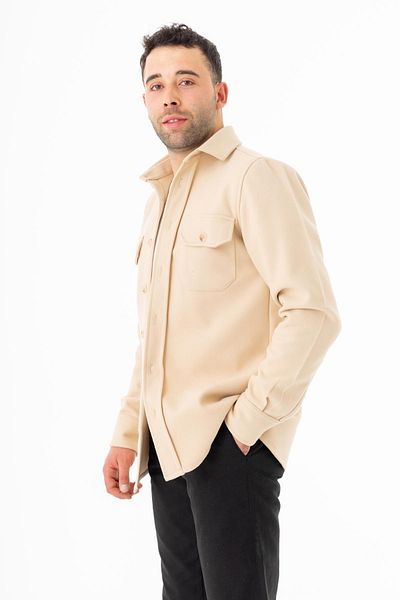 Crafter Ανδρικό πουκάμισο Yüksel Ergül 7104 Cashmere