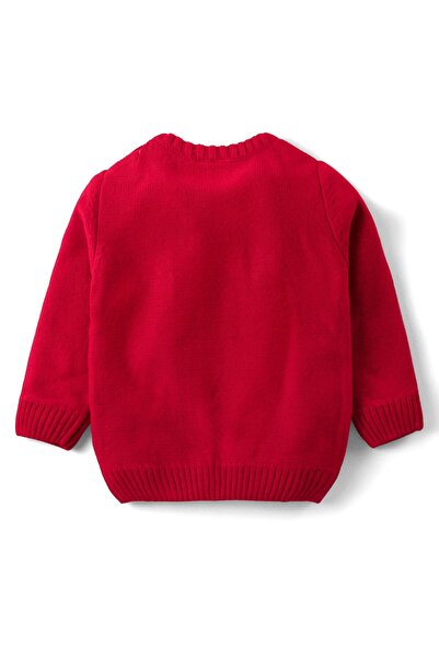 Babyhug Babyhug Baby Sweater and Pants Set - Red