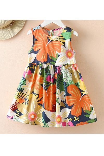 SAPS SAPS All Over Floral Print Cotton Dress - Multicolor