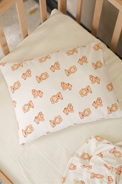 Bondberro 2 Pieces 100% Cotton Interlock Baby Pillowcases 45 X 35 cm