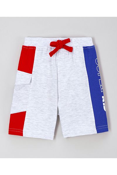 Babyhug Babyhug Knit Solid Shorts - Grey