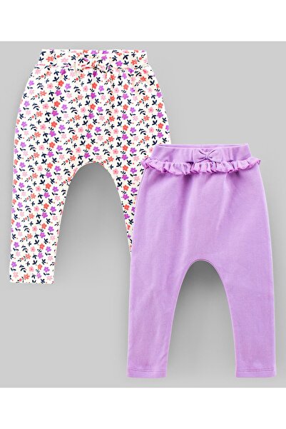 Bonfino بونفينو - بنطال ضيق بطول كامل مع تطريزات فيونكة - عبوة من قطعتين - أر...