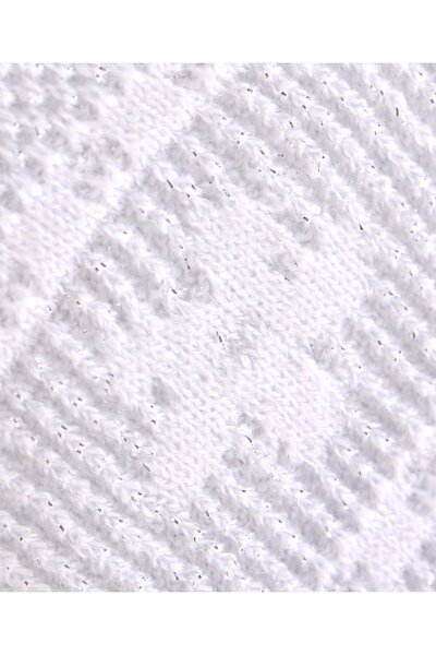 Babyhug Babyhug Sweater-Knit Full Length Fleece Pant Floral & Heart Design - Silver