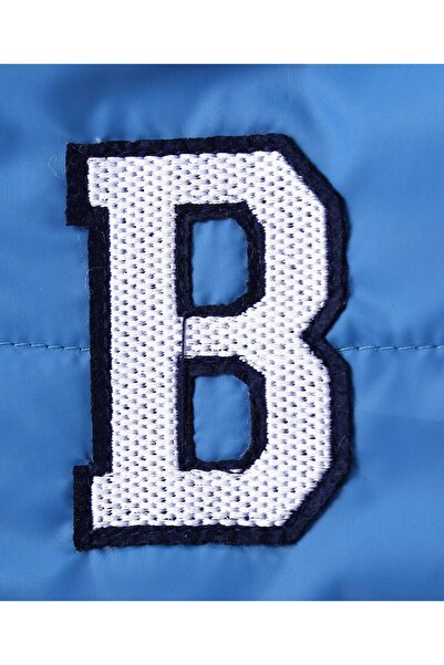 Babyhug Babyhug Woven Full Sleeves Padded Hooded Jacket With Cut & Sew Design & Patch Detailing -Multicolour