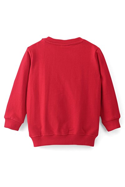 Babyhug Babyhug 100% Cotton Knit Full Sleeves Text Graphics Sweatshirts Pack of 2 - White & Red