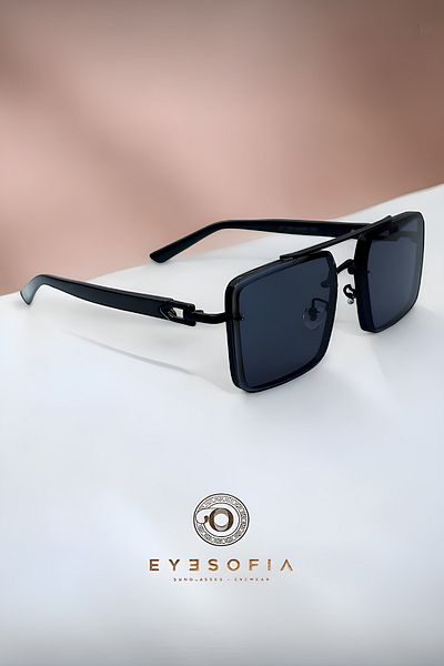 Eyesofia High Quality Titanium - Parliament Blue Unisex Sunglasses