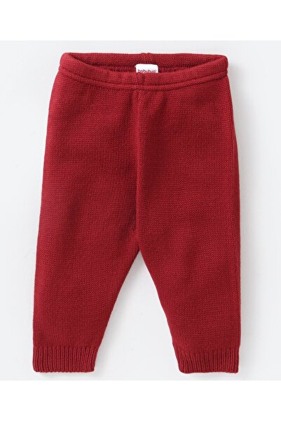 Babyhug Babyhug Knit Full Sleeves Front Open Sweater and Pant Set Floral Design - Red