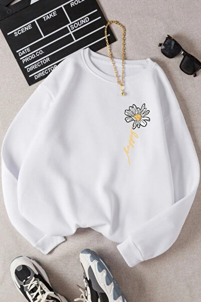 FECCY Hanorac unisex pentru bărbați - Bumbac, interior flaușat, model floral,...