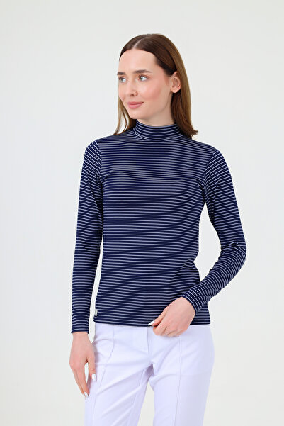 Viridi Medical Fashion ΡΙΓΕ ΦΟΡΜΑ ΜΕ ΛΑΜΠΡΟΦΟΡΜΑ ΣΚΟΥΡΟ ΜΠΛΕ ΛΕΥΚΟ