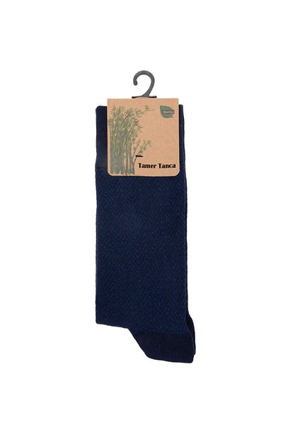 Tamer Tanca Men's Cotton Navy Blue Socks