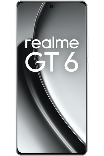 realme GT 6 5G Dual SIM 12GB + 256GB (Fluid Silver) - Middle East Version