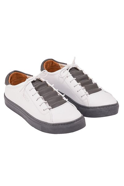NOOSY Tenis de damă alb gri