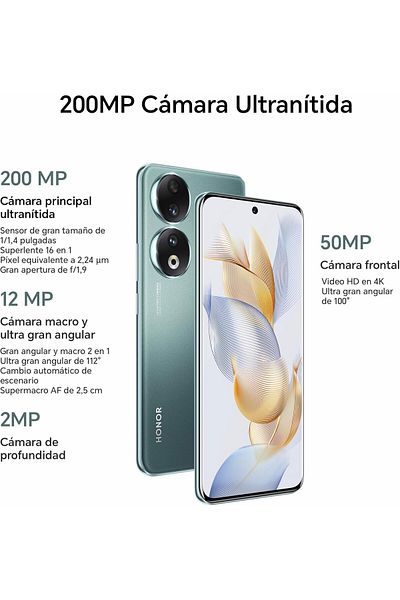 HONOR 90 Dual-SIM 512GB ROM + 12GB RAM (Emerald Green) - International Version