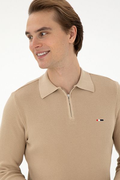 U.S. Polo Assn. Men's Sand Basic Sweater 50298266 -Vr085