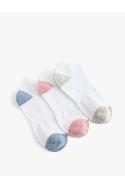 Koton Set of 3 Multicolored Booties Socks
