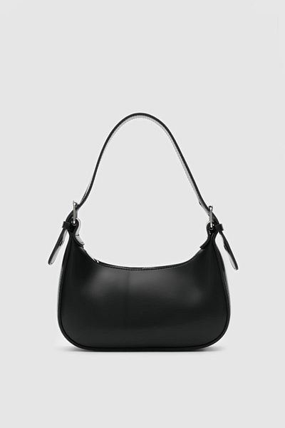 Shule Bags Geantă baghetă ovală neagră Muse