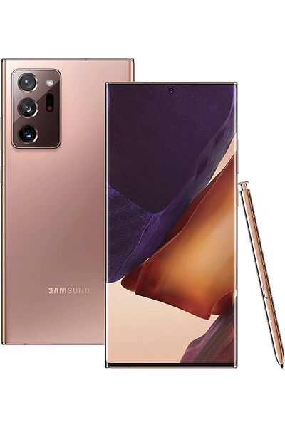 Samsung Galaxy Note20 Ultra (5G Dual N986B-DS 256GB 12GB RAM, Mystic Bronze)