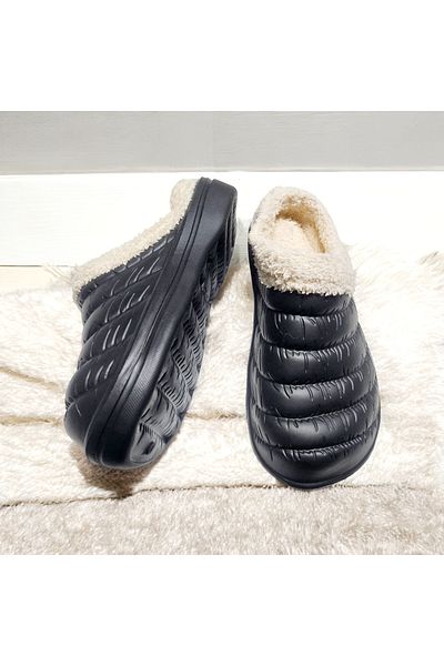 AkınalBella 36-41 Number Range Furry Inside Closed Front Eva Winter Home Street and Work Slippers