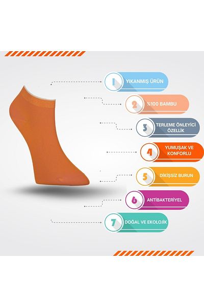 Diba 6 Women's Bamboo Booties Socks