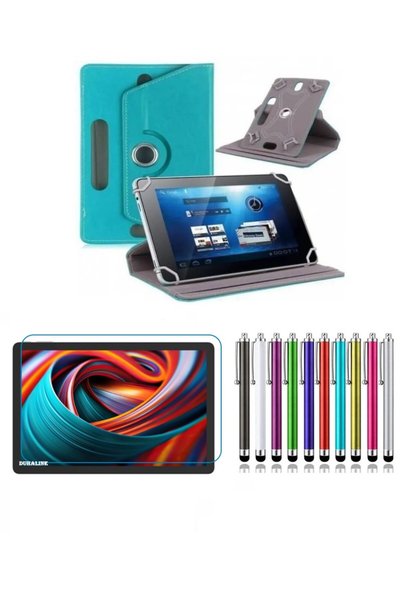 DUHALINE Casper VIA S50 11" için Standlı Tablet Kılıfı + Kırılmaz Ekran Koruy...
