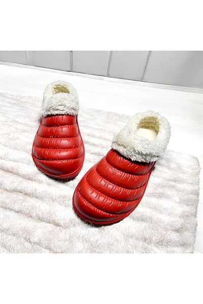 AkınalBella 36-41 Number Range Furry Inside Closed Front Eva Winter House Παντόφλες δρόμου και εργασίας
