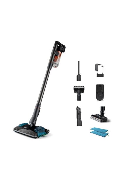 Philips 8000 Serisi Aqua Plus Kablosuz Dik Süpürge, 25.2 V, 80 dk'ya kadar Ça...