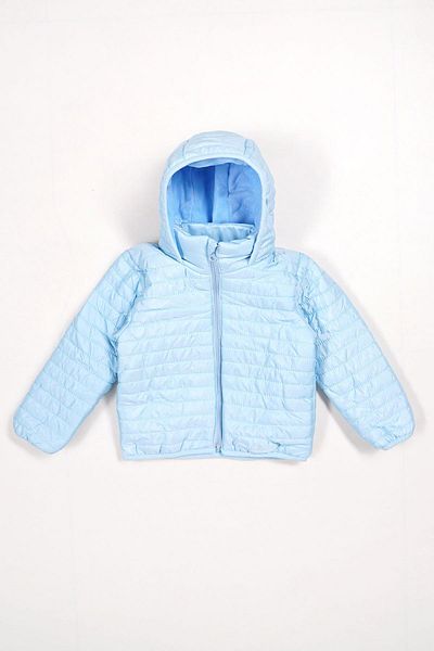 zepkids Hooded Long Sleeve Blue Color Coat