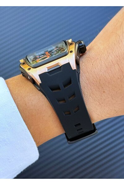 Reward A 146048 Automatic Mechanism Black Silicone Band Men's Wrist Watch