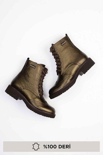 Hush Puppies Ghete de damă din piele naturală verzi - G 0897169003