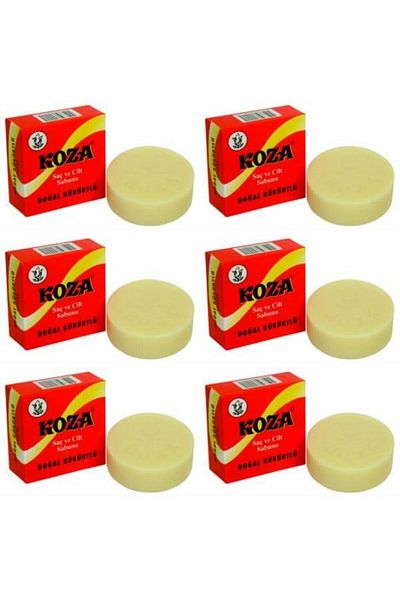 Koza صابون الكبريت الطبيعي - 100 جرام × 6 قطع