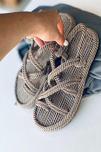 Mida Shoes Yrph01 Vizon Halat Sandalet