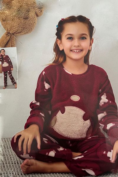 enmodaiçgiyim Set de pijamale Polar pentru copii