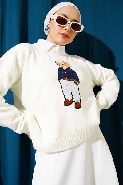 ikomteks Teddy Bear Knitwear Sweater