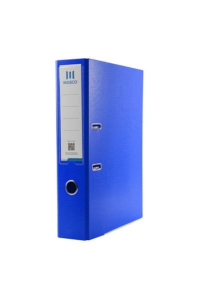 MASCO 2 Ring A4 Size Box Folder File, Blue