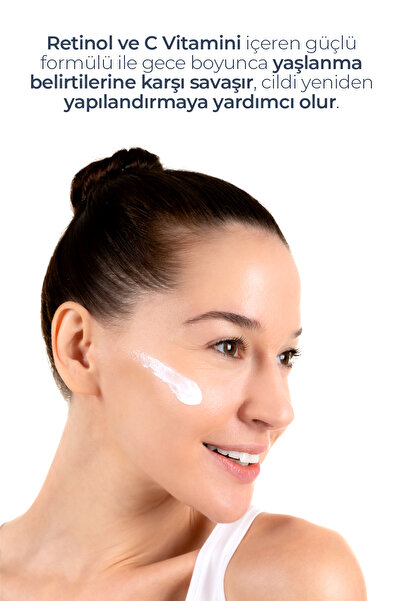 ZAROZA Retinol - Nemlendirici Gece Yüz Kremi - Leke, Kırışıklık Karşıtı Anti Wrinkle & Lifting Night Cream