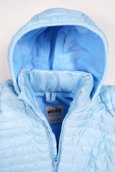zepkids Hooded Long Sleeve Blue Color Coat