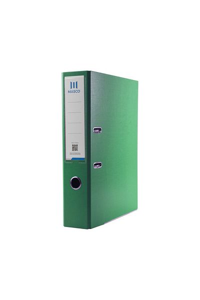 MASCO 2 Ring A4 Size Box Folder File, Green
