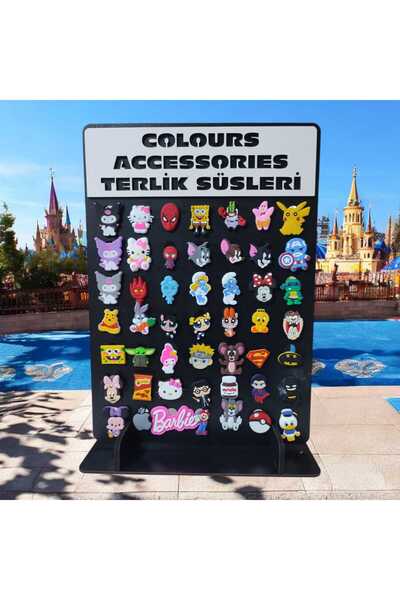 Store terlik süsü jibbitz terlik süsü  (5 li karışık gönderim )lüx silikon