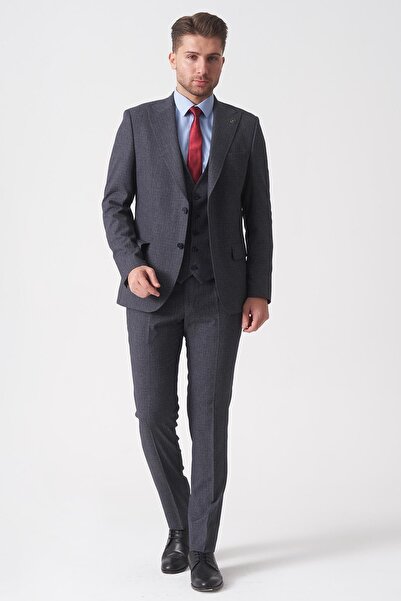 White Stone Fortaleza Ty2487 Slim Fit Vest Set Stretch Fabric 6 Drop Suit Pat...