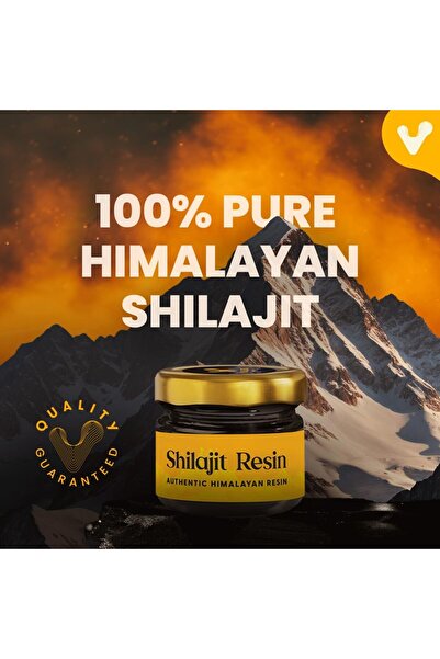 VALEO Shilajit Resin 20g - Pure Himalayan Shilajit for Stamina, Strength & Energy Boost