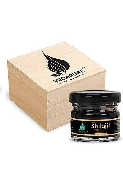 Vedapure راتنج شيلاجيت/شيلاجيت طبيعي ونقي للرجال والنساء، 25 جرام