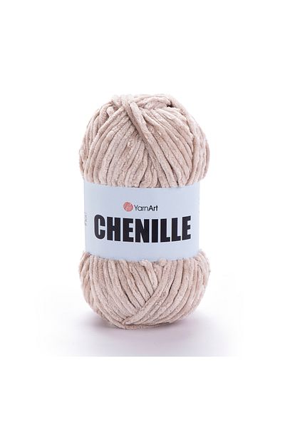 Yarnart Chenille - Πλεκτό Νήμα Χεριών Dark Cream-571